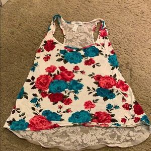 Floral tank top